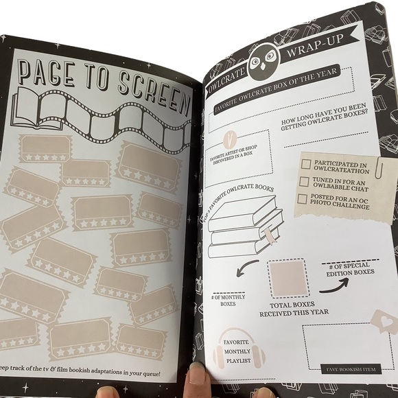 Owlcrate Reading Journal Undated New - Picture 12 of 16